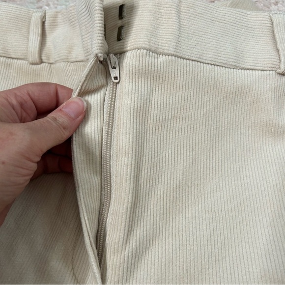 NWT Banana Republic Tan Corduroy Straight Trouser SZ 12 Office Workwear Academia - Picture 9 of 13